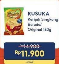 Promo Harga Kusuka Keripik Singkong Balado, Original 180 gr - Indomaret