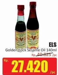 Promo Harga ELS Golden Cock Sesame Oil 140 ml - Hari Hari