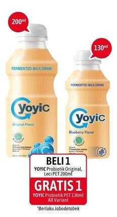 Promo Harga YOYIC Probiotic Fermented Milk Drink Original 200 gr - Alfamidi