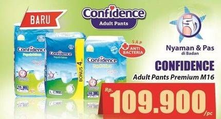 Promo Harga Confidence Adult Diapers Pants M16+4 20 pcs - Hari Hari