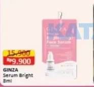 Promo Harga Ginza Face Serum Glow Up Brightening 8 ml - Alfamart