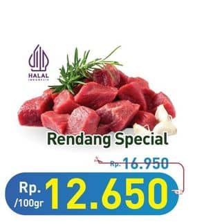 Promo Harga Daging Rendang Sapi per 100 gr - Hypermart