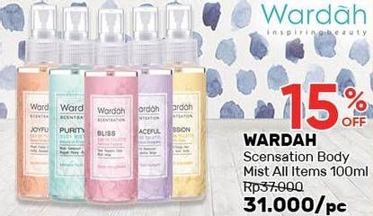 Promo Harga WARDAH Body Mist All Variants 100 ml - Guardian