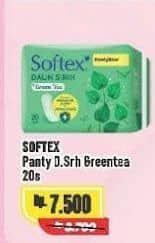 Promo Harga Softex Pantyliner Daun Sirih Green Tea Regular 20 pcs - Alfamart