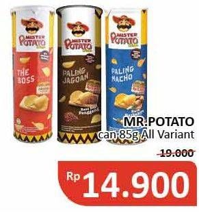 Promo Harga MISTER POTATO Snack Crisps All Variants 85 gr - Alfamidi