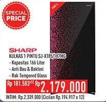 Promo Harga SHARP SJ-X185MG | Kulkas 1 Pintu  - Hypermart