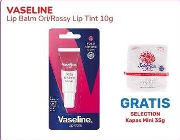 Promo Harga VASELINE Tinted Lip Balm Original, Rosy 10 gr - Alfamart