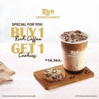 Promo Harga RICHEESE FACTORY Rich Coffee and Donut  - Richeese Factory