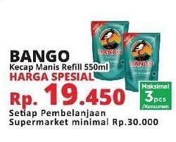 Promo Harga BANGO Kecap Manis 550 ml - Yogya