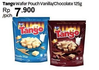 Promo Harga TANGO Wafer Chocolate, Vanilla Milk 125 gr - Carrefour