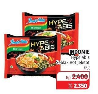 Promo Harga INDOMIE Hype Abis Seblak Hot Jeletot 75 gr - Lotte Grosir