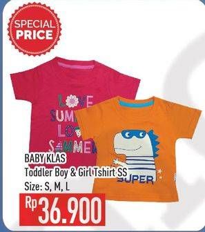 Promo Harga BABY KLAS Boy T-Shirt S/S S, M, L, Girl  - Hypermart