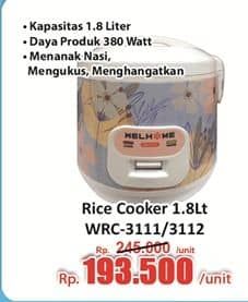Promo Harga Welhome WRC-3111/3112  - Hari Hari