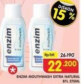 Promo Harga ENZIM Mouthwash Extra Natural 275 ml - Superindo