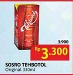 Promo Harga Sosro Teh Botol Original 330 ml - Alfamidi