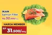 Promo Harga Salmon Fillet per 100 gr - Yogya