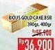 Promo Harga RIOUS GOLD Cake 400 gr - Hypermart