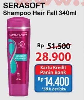 Promo Harga Serasoft Shampoo Hairfall Treatment 340 ml - Alfamart