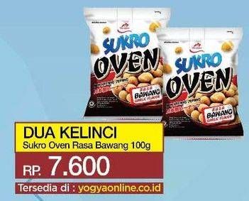 Promo Harga DUA KELINCI Kacang Sukro Bawang 100 gr - Yogya