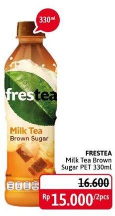 Promo Harga FRESTEA Minuman Teh Milk Tea Brown Sugar 330 ml - Alfamidi