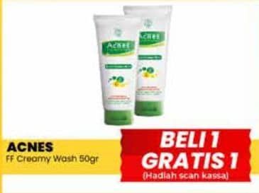 Promo Harga Acnes Creamy Wash 50 gr - Yogya