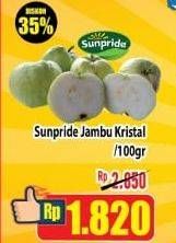 Promo Harga SUNPRIDE Jambu Crystal per 100 gr - Hypermart