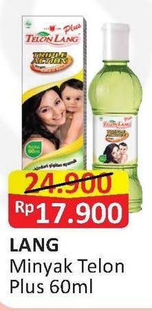 Promo Harga CAP LANG Minyak Telon Lang Plus 60 ml - Alfamart