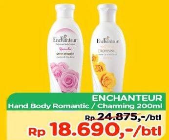 Promo Harga ENCHANTEUR Body Lotion Charming, Romantic 200 ml - TIP TOP