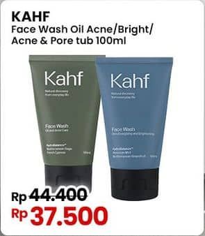 Promo Harga Kahf Face Wash Oil And Acne Care, Skin Energizing And Brightening, Triple Action Oil And Comedo Defense 100 ml - Indomaret