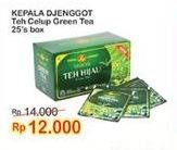 Promo Harga Kepala Djenggot Teh Celup Green Tea per 25 pcs 60 gr - Indomaret