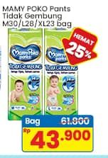 Promo Harga Mamy Poko Pants Xtra Kering Slim Tidak Gembung M30, L28, XL23 23 pcs - Indomaret