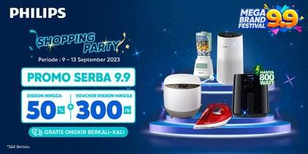 Promo Harga Philips Shopping Party  - Blibli