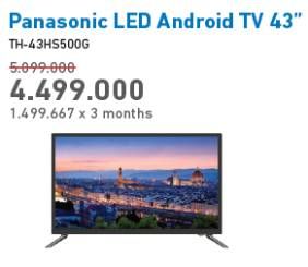 Promo Harga PANASONIC TH-43HS500G | Android TV   - Electronic City