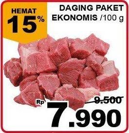 Promo Harga Daging Rendang Sapi Ekonomis per 100 gr - Giant