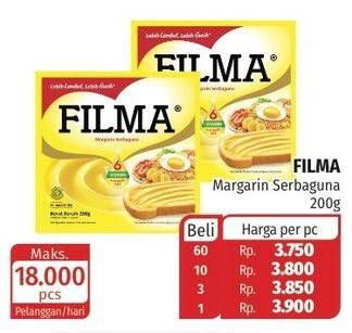 Promo Harga FILMA Margarin 200 gr - Lotte Grosir