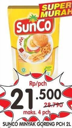 Promo Harga SUNCO Minyak Goreng 2 ltr - Superindo