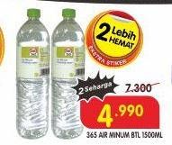 Promo Harga 365 Air Minum 1500 ml - Superindo