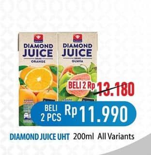 Promo Harga Diamond Juice All Variants 200 ml - Hypermart