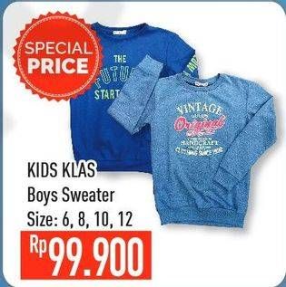 Promo Harga KIDS KLAS Boy Sweat Shirt 6, 8, 10, 12  - Hypermart