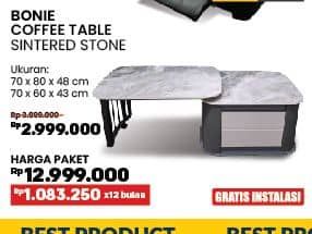 Promo Harga Courts Bonie Coffee Table Sintered Stone  - COURTS