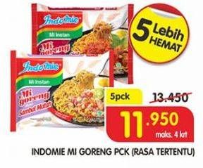 Promo Harga INDOMIE Mi Goreng per 5 pcs - Superindo