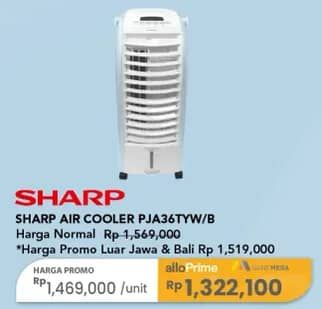 Promo Harga Sharp PJA36TY Air Cooler  - Carrefour
