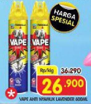 Promo Harga FUMAKILLA VAPE Aerosol Lavender 600 ml - Superindo