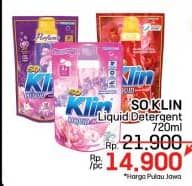 Promo Harga So Klin Liquid Detergent 720 ml - LotteMart