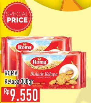 Promo Harga ROMA Biskuit Kelapa 300 gr - Hypermart