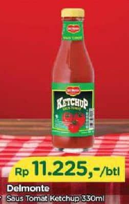 Promo Harga Del Monte Saus Tomat 340 ml - TIP TOP