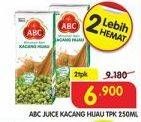 Promo Harga ABC Minuman Sari Kacang Hijau per 2 box 250 ml - Superindo