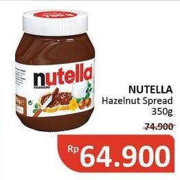Promo Harga NUTELLA Jam Spread Chocolate Hazelnut 350 gr - Alfamidi