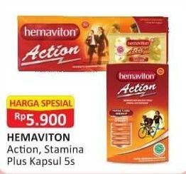 Promo Harga HEMAVITON Multivitamin Action 5 pcs - Alfamart