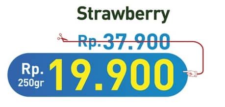 Promo Harga Strawberry 250 gr - Hypermart